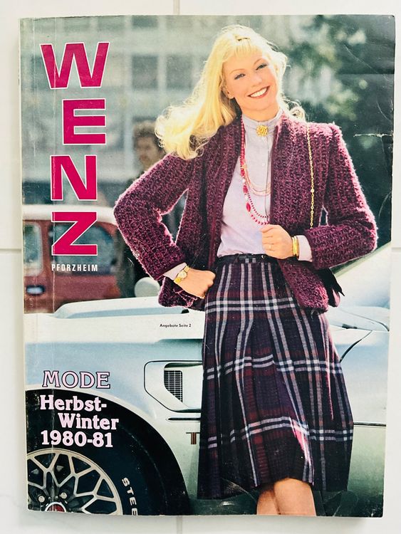 Wenz Katalog H/W 80/81 Vintage Fashion Schneiderei 80er Mode (Gebraucht
