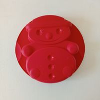 Tupperware Silikonbackform Schneemann Rot Top!