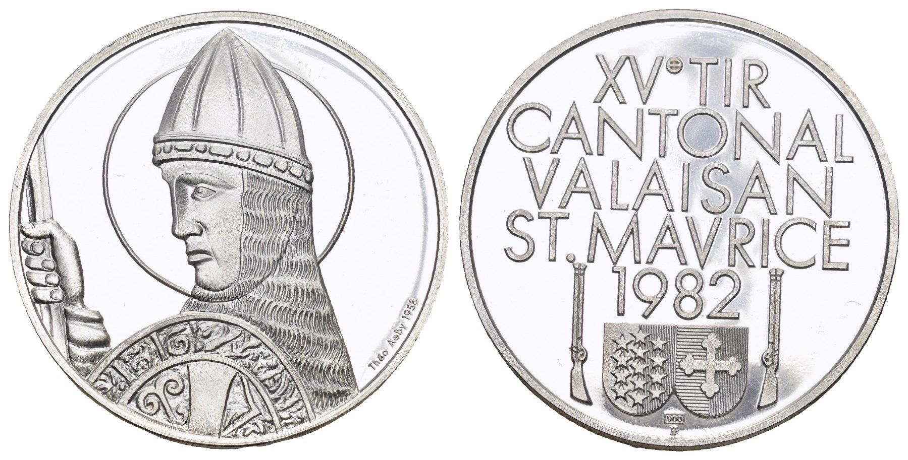 Medaillen: St.Maurice 1982 – Gebraucht aus Bern von numismatictops