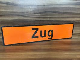 Gebrauchtes Zug - Original Umleitungs  Strassenschild