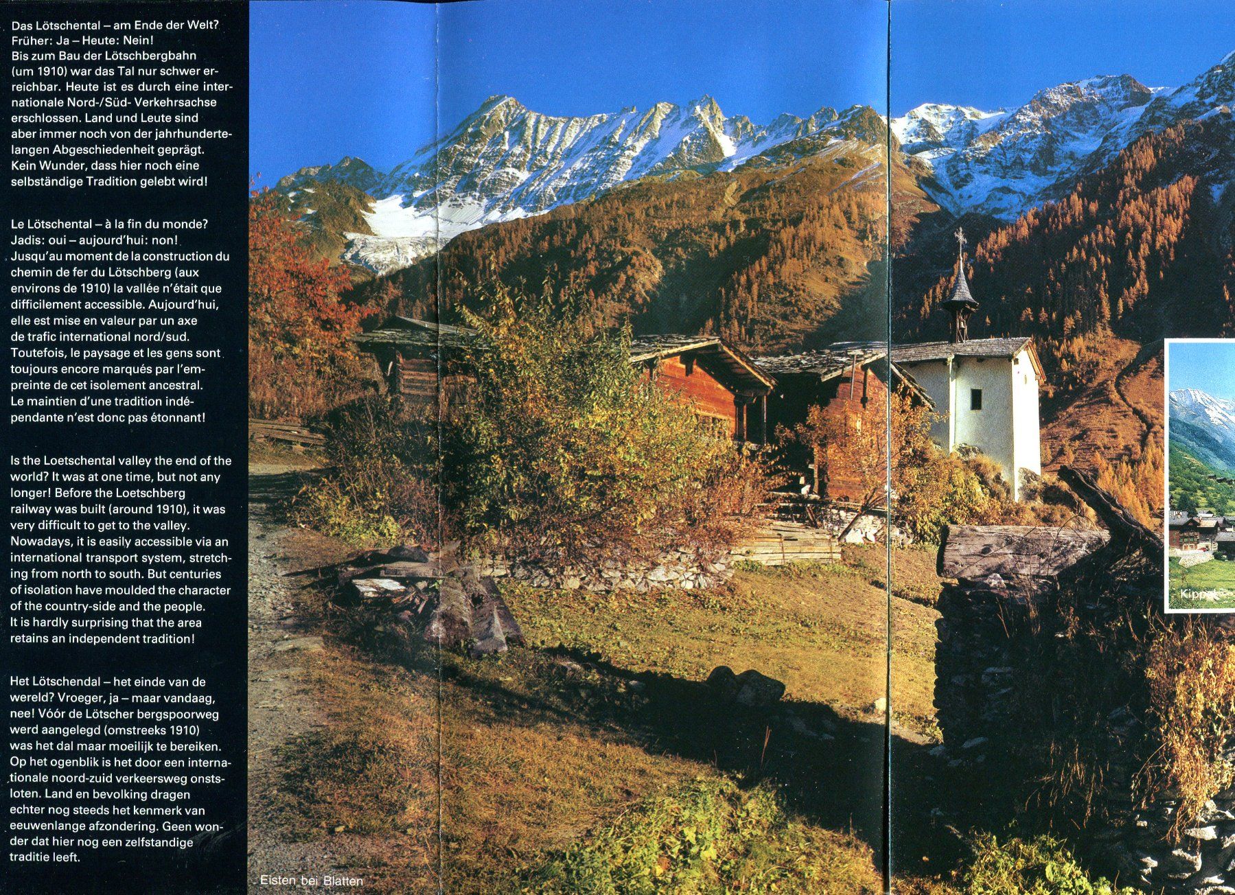 Documenti: Lötschental, Faltprospekt – Usato da Aarau venduto da Elmaar41 2