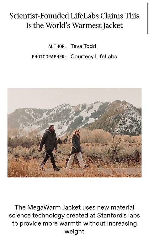 Jacken: Lifelabs Design World?s Warmest Jacket – Gebraucht aus Carouge GE von kat_g2dp 3