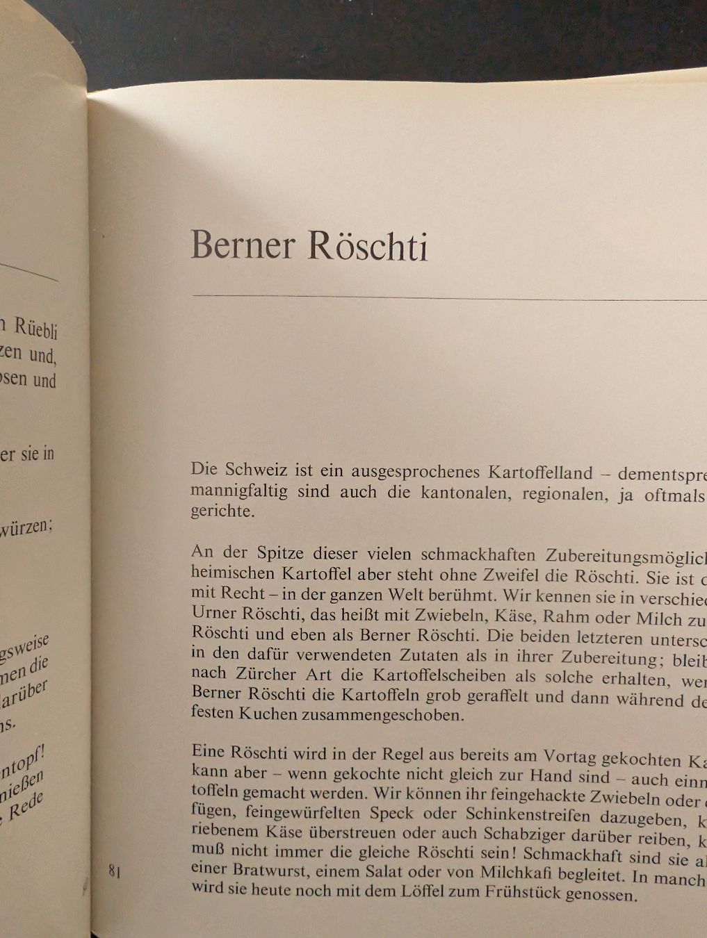 Libri: Schweizer Tafelfreuden Band 1. – Usato da Bern venduto da berneroberlaenderin 1