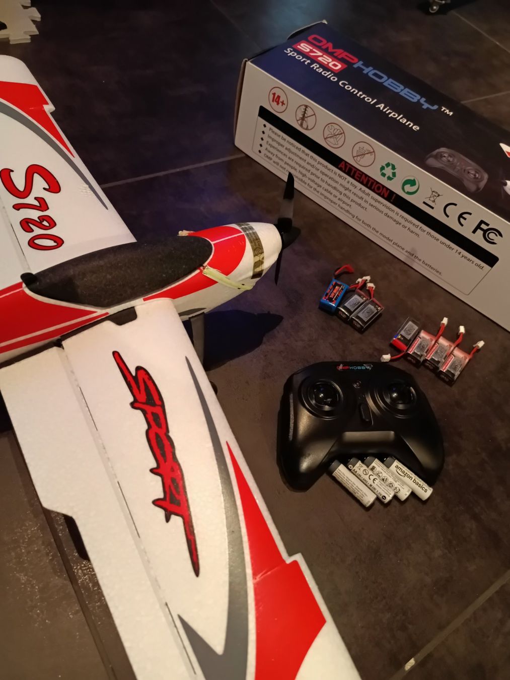 Omphobby RC Modellbau: OMPHobby S720 + 7 Akku + LED mod – Gebraucht aus Bertschikon (Gossau, ZH) von SJLPHI 1