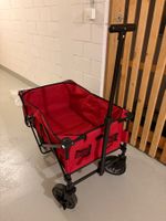 Klappbarer Bollerwagen rot neuwertig