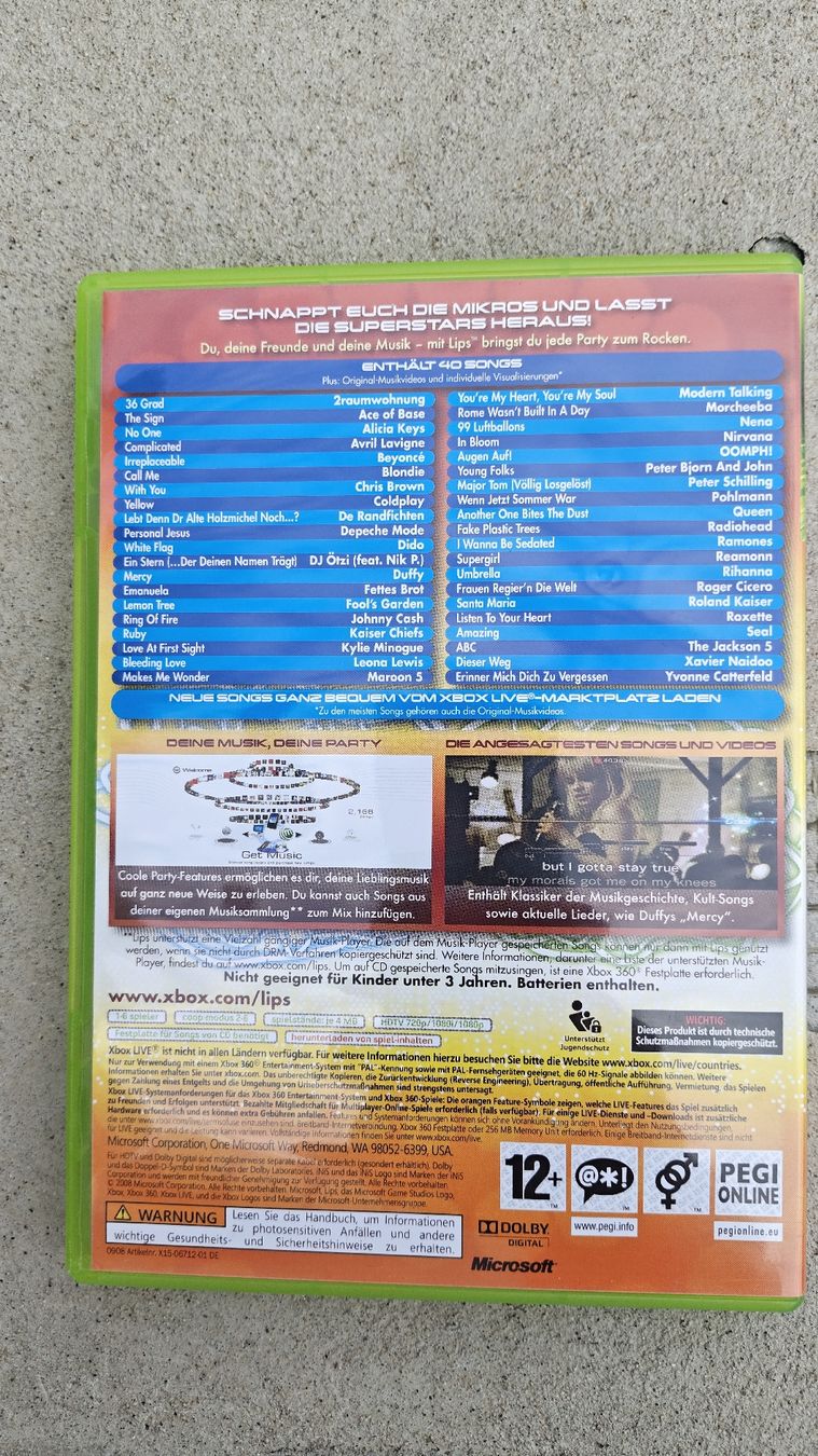Spiele: Lips XBOX 360  – Gebraucht aus Montagnola von mattbert86 1