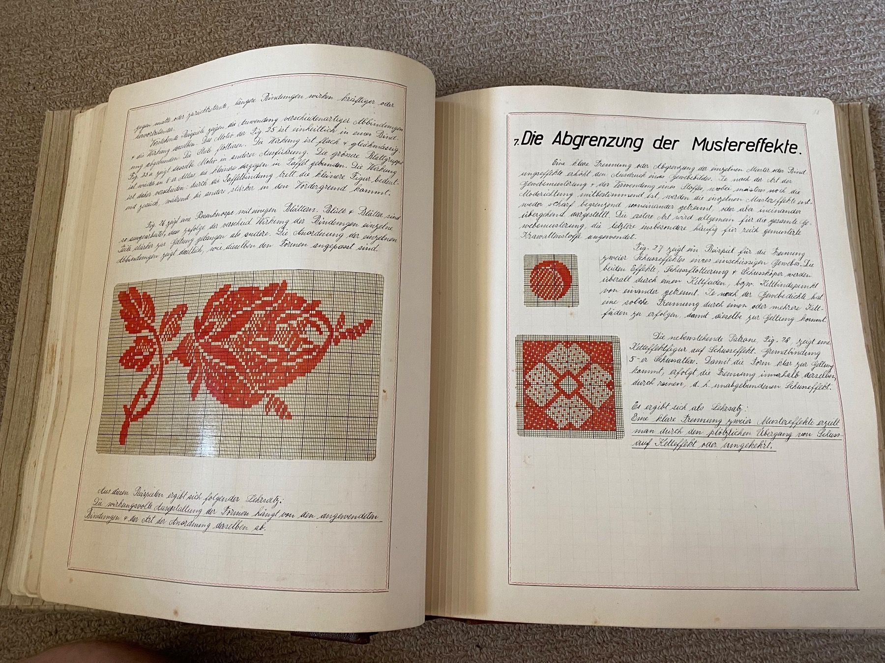 Libri: Handgeschriebenes Lehrbuch der Seidenwebschule 1926 – Usato da Zürich venduto da 2013tg 4