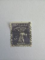 Briefmarke Helvetia Wilhelm Tell 5 Rp. lila guter Zustand