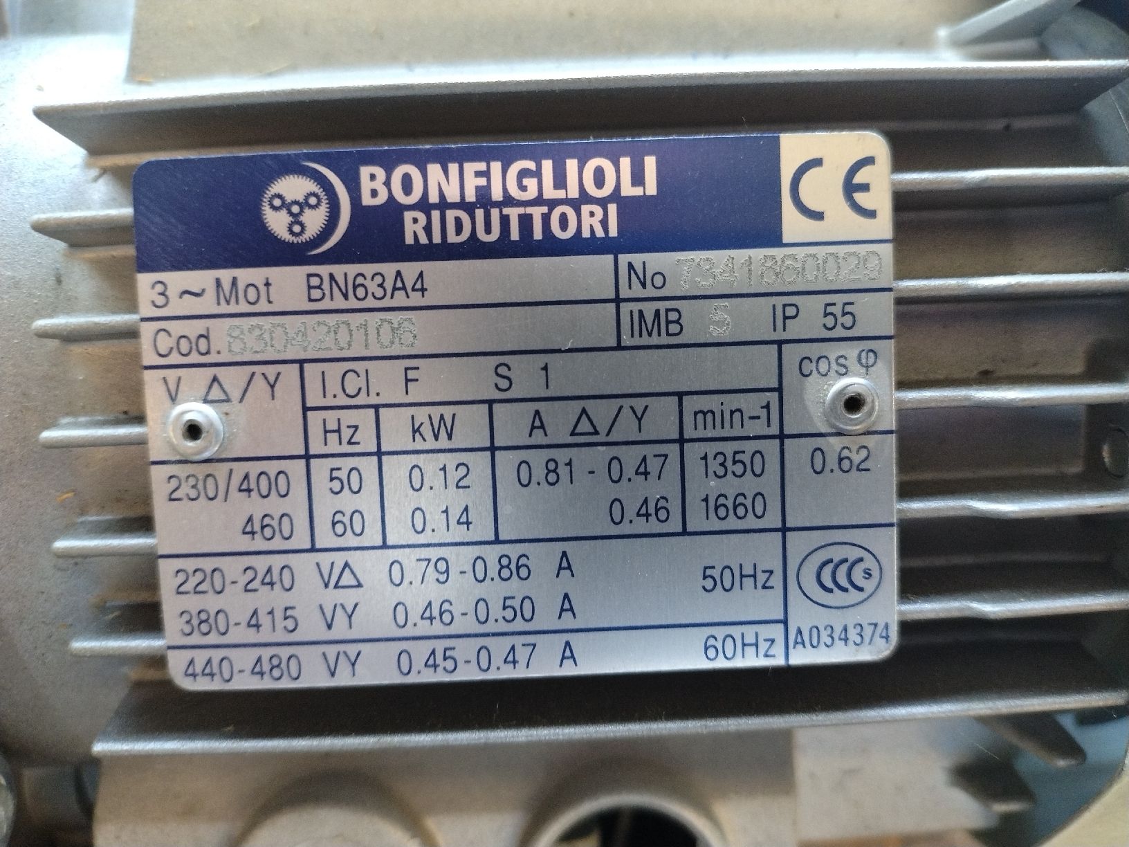 Motori: 400V Getriebemotor  – Nuovo (secondo la descrizione) da Brüttisellen venduto da Grorbas 1