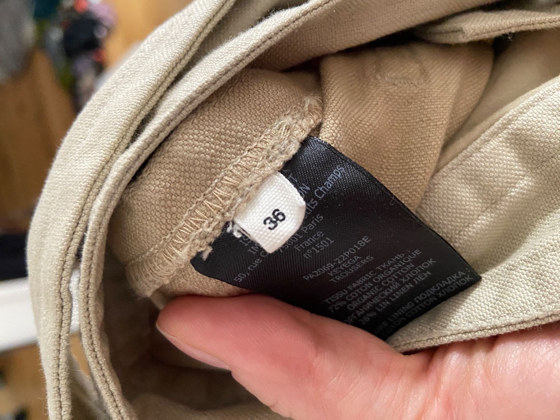 Pantaloni: Pantalons Isabel Marrant Coton & Lin – Usato da Cully venduto da FranVey 4