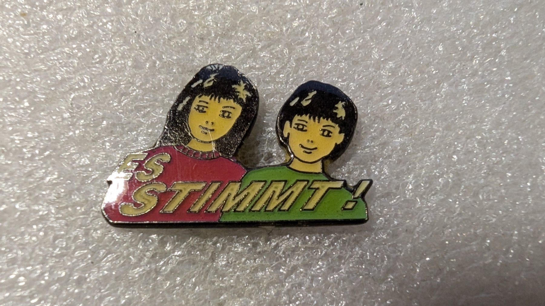 Placchette & Badge: Ansteckpin 206: Es Stimmt – Usato da Oppligen venduto da Pin-Fall-Shop