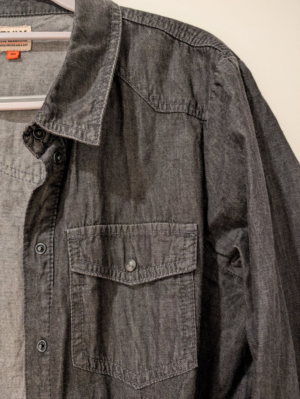 Only Camicette: Graue Jeansbluse ONLY Gr. 40 – Usato da Schönenwerd venduto da sal_75dx 3