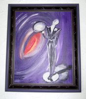 Butler  Öl auf Leinwand 48 x 58 cm