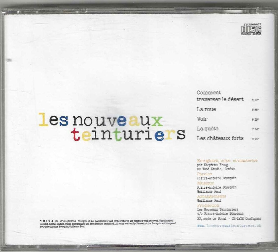CDs: Les Nouveaux Teinturiers – Gebraucht aus Genève von CDLPBookS 1