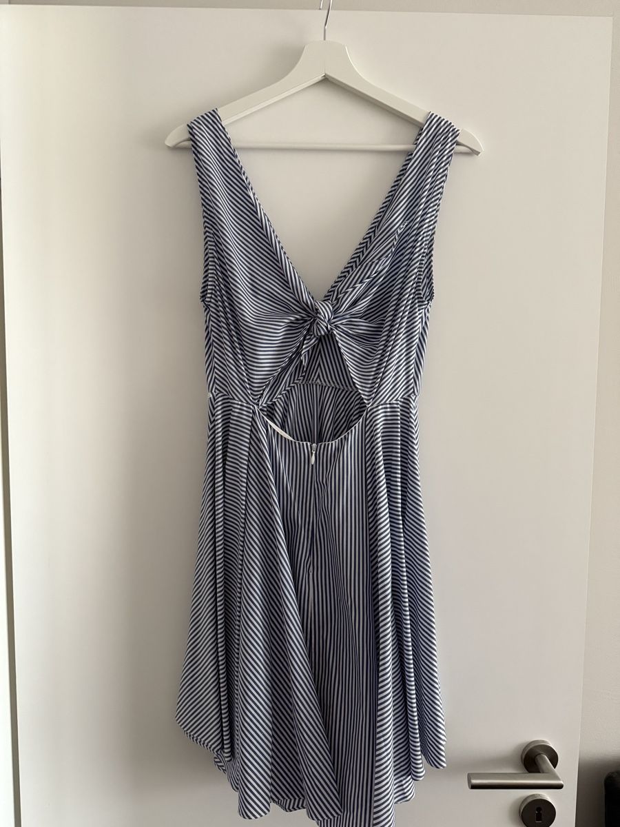 Sandro Vestiti: Sandro Paris Kleid, Gr. 1, blau-weiss gestreift – Usato da Zollikon venduto da snowflake10- 3