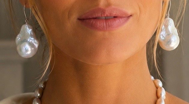 Orecchini pendenti & Orecchini a lobo: Silber Ohrringe mit echten Barockperlen – Usato da Birmensdorf ZH venduto da elibela