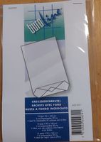 10 Kreuzbodenbeutel / Geschenkbeutel, neu, 95x160mm