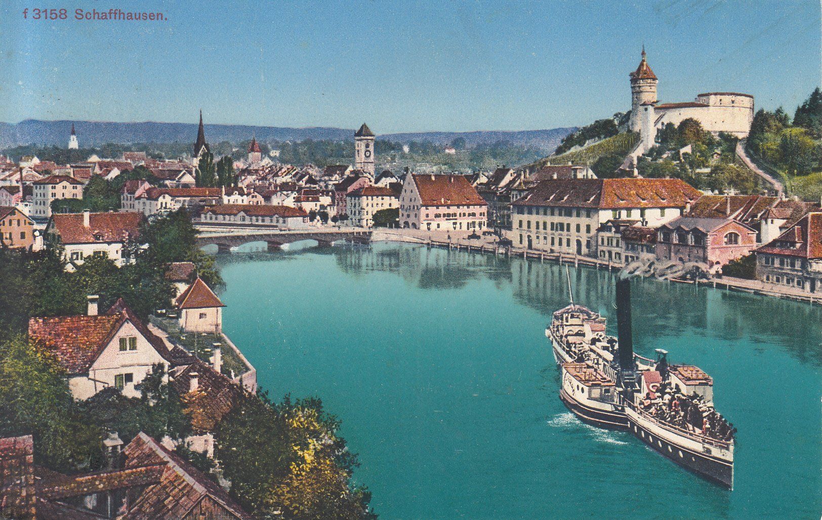Cartoline postali: Schaffhausen 1934 – Usato da Bürglen TG venduto da StampGraf
