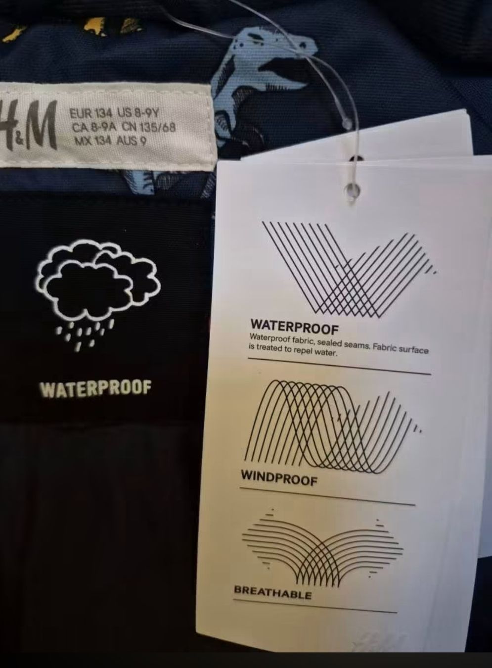 Anzüge: H&M Skianzug gr. 134  – Neu und originalverpackt aus Gränichen von Mamaboy 6