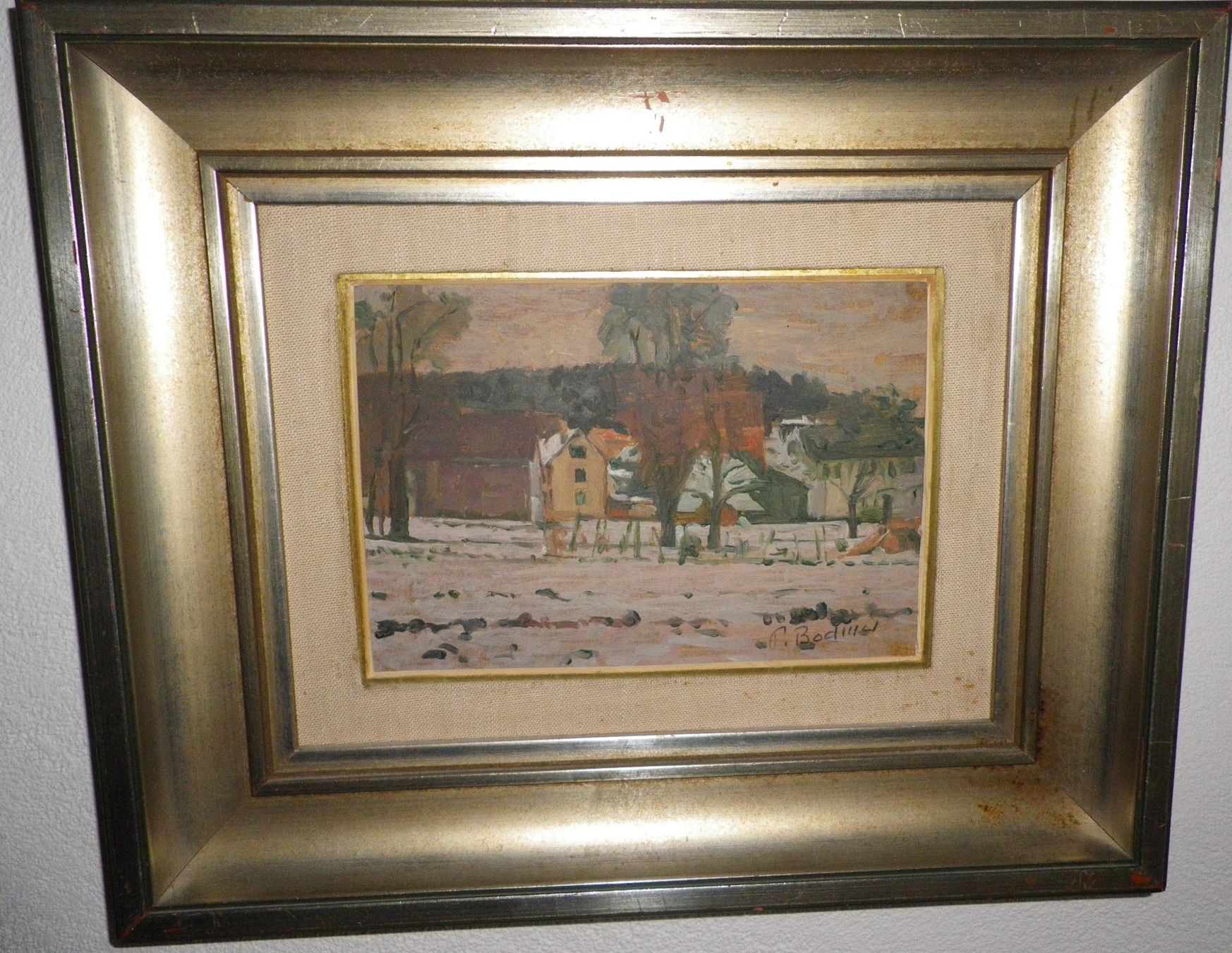 Dipinti: Ölbild von Bodmer Paul – Usato da Flims Dorf venduto da momo52ruth