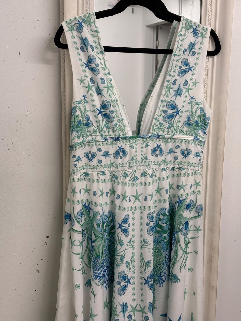 Vestiti: Hemithea Maxikleid Gr. L weiss blau Print griechisch – Nuovo (secondo la descrizione) da Regensdorf venduto da secondchancefashion 4