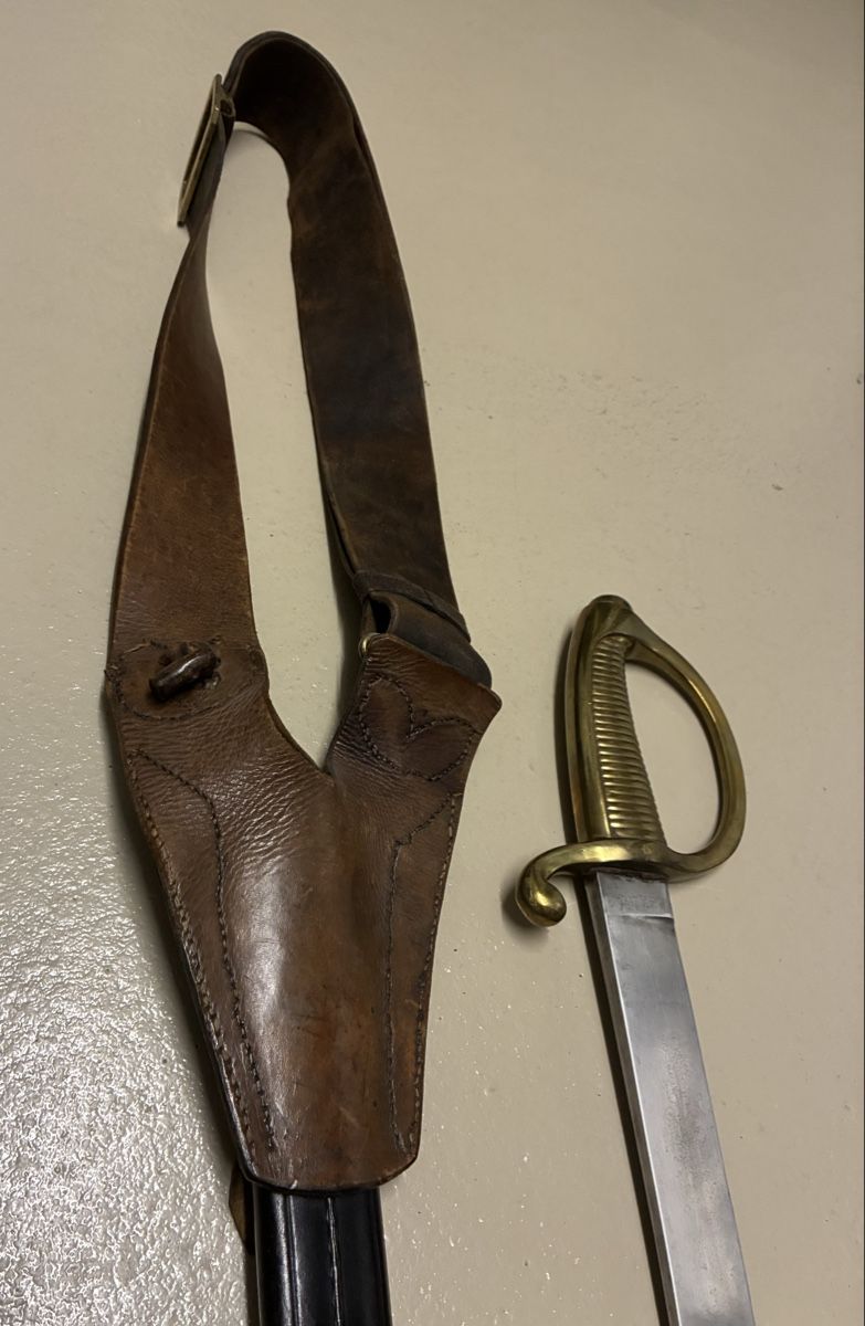 Armi bianche: Säbelgehänge Glarus 1830 – Usato da Gutenswil venduto da Antiques77 5