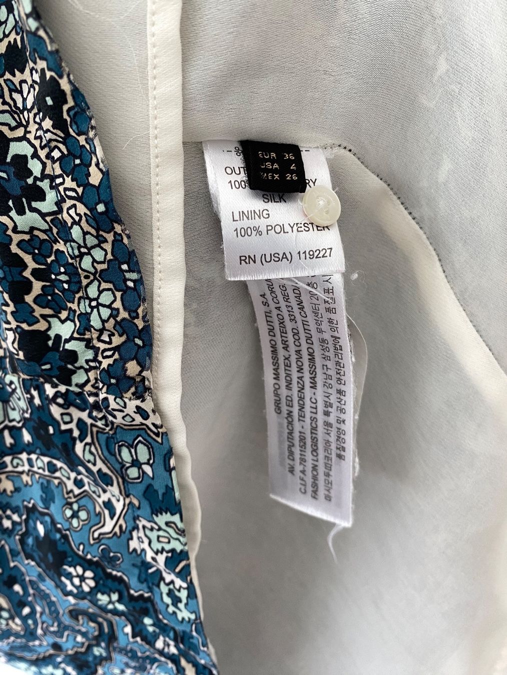 Massimo Dutti Vestiti: Massimo Dutti Kleid aus Seide, Grösse 34/36 – Usato da Winterthur venduto da marisole4 6