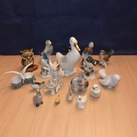 Wunderschöne Sammlung von Vintage Porzellanfiguren Vögel!