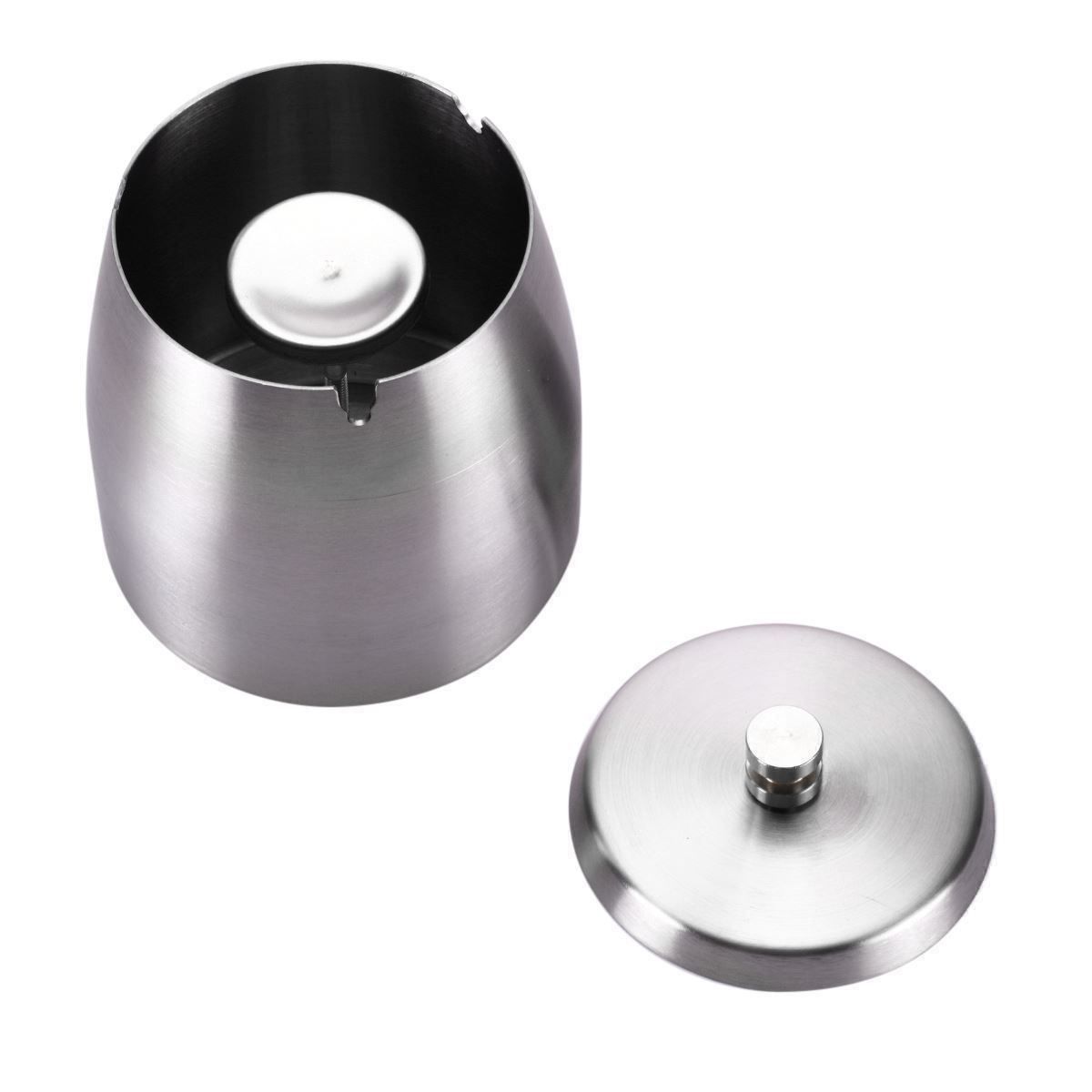 Portacenere: Aschenbecher mit Deckel Großer Edelstahl – Nuovo (secondo la descrizione) da Thun venduto da Newnewshop 8