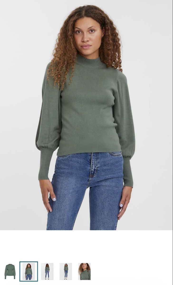 Maglioni & Felpe: Vero Moda Strickpullover mit Puffärmeln – Nuovo (secondo la descrizione) da Hölstein venduto da SelcCe 2