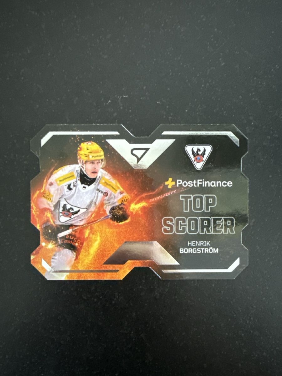 Sportzoo Carte collezionabili: Sportzoo playoff top scorer Borgström  – Nuovo e nell'imballaggio originale da Posieux venduto da figaro_nala