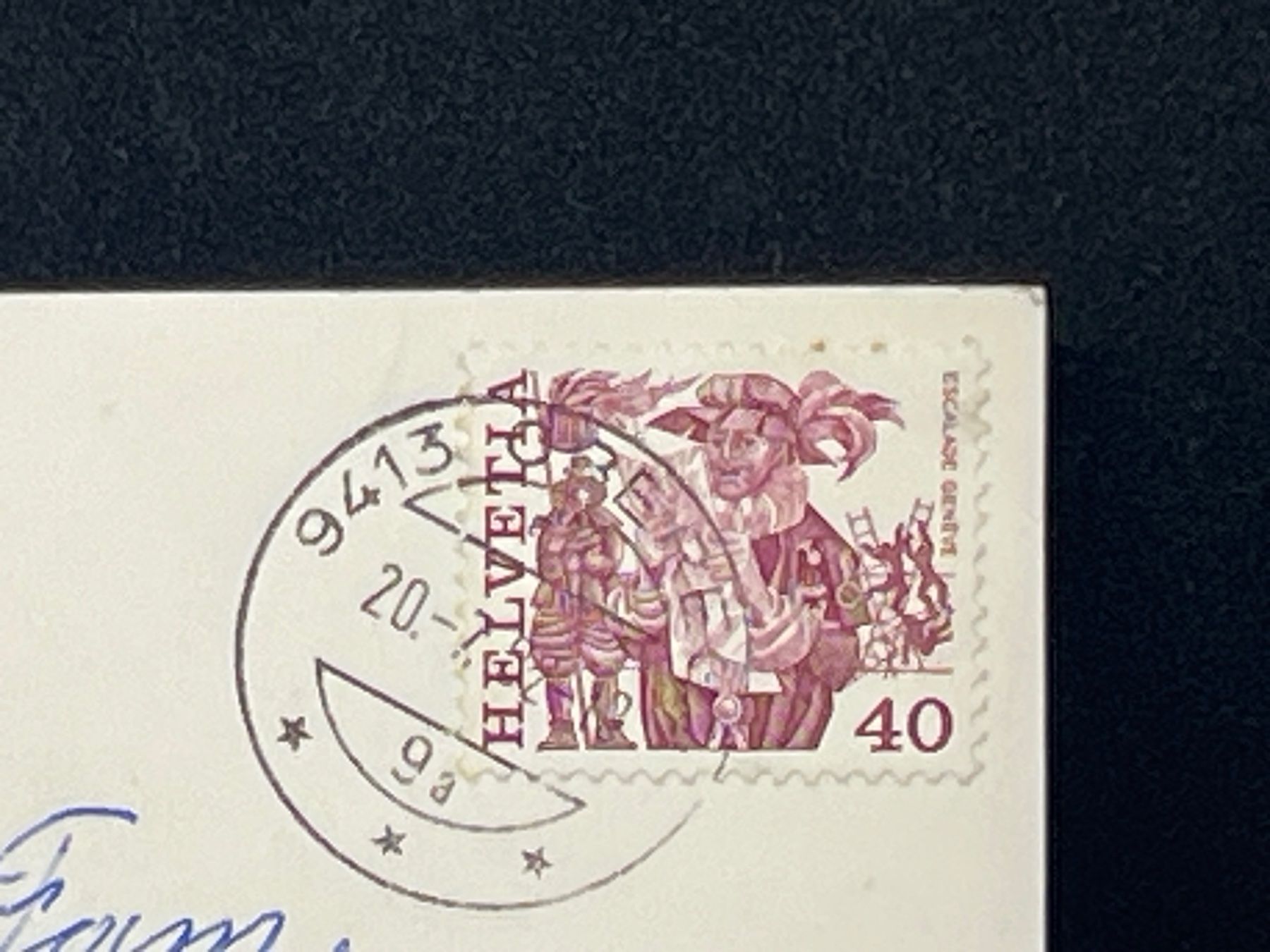 Cartoline postali: Lenzerheide, 1500 m.ü.M. – Usato da Widnau venduto da Brusi9 1