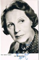 Lia Eibenschütz 1899-1985 Autogramm Vintage Foto 9x14cm
