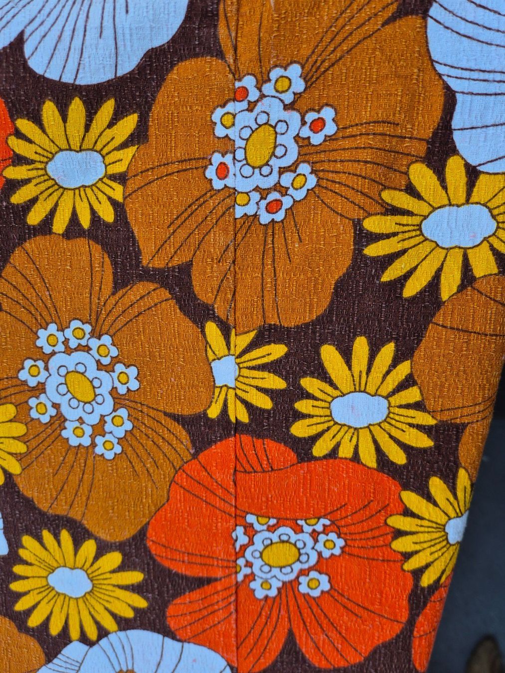 Tende: Retro Blumen Vorhang, 70er Jahre – Usato da Bern venduto da aronari 2
