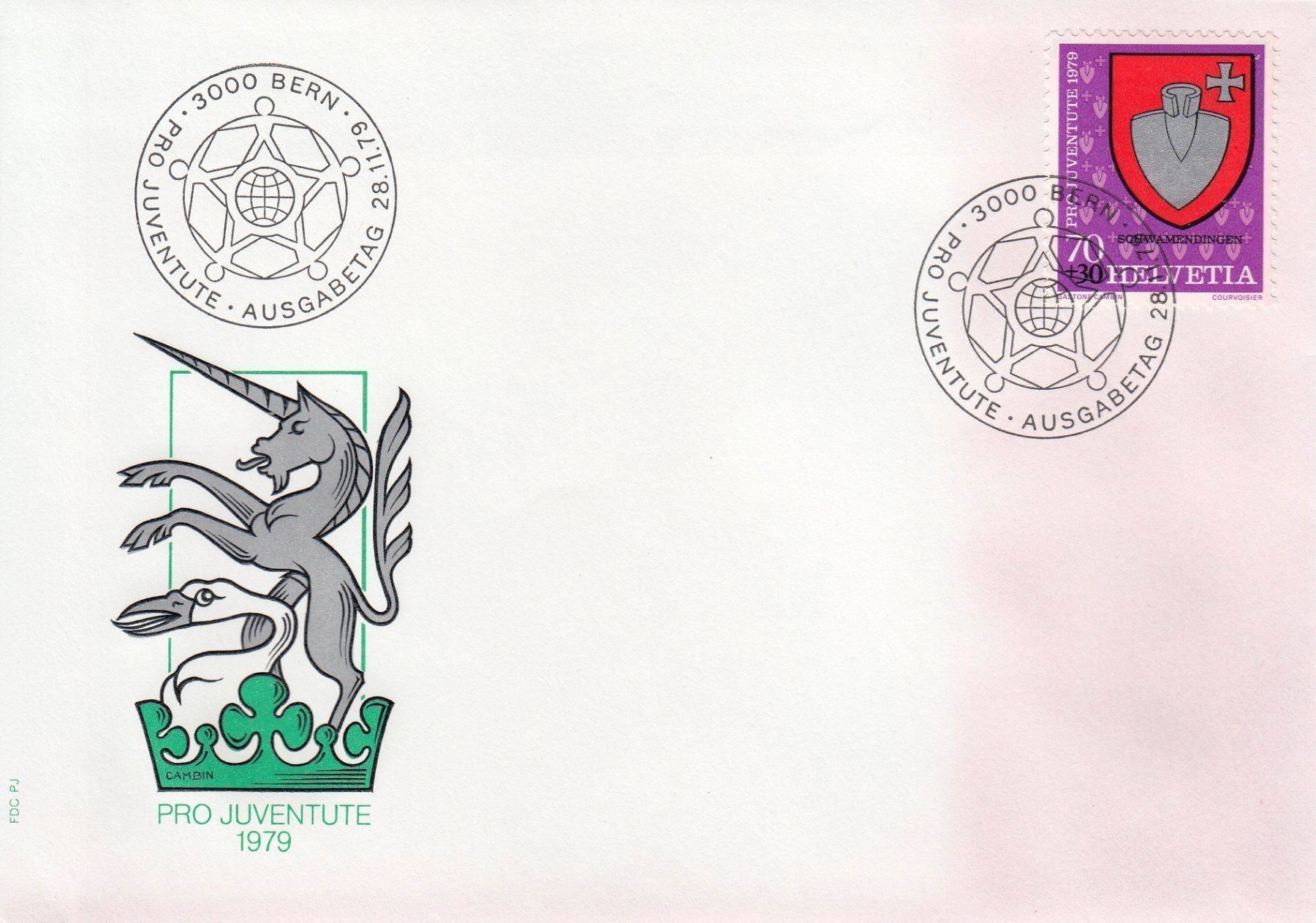 Tutti i francobolli: 1979 Pro Juventute 4 FDC – Usato da Spreitenbach venduto da Mustang_1105 2