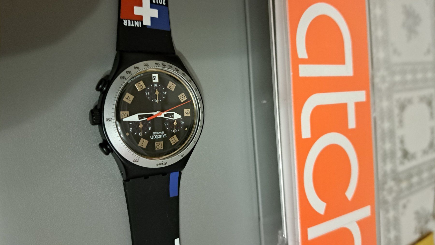 Swatch Orologi: Swatch Chrono Inter 2013 - Édition Limitée! 40mm neuf – Nuovo e nell'imballaggio originale da Clarens venduto da mig_f5z9 3