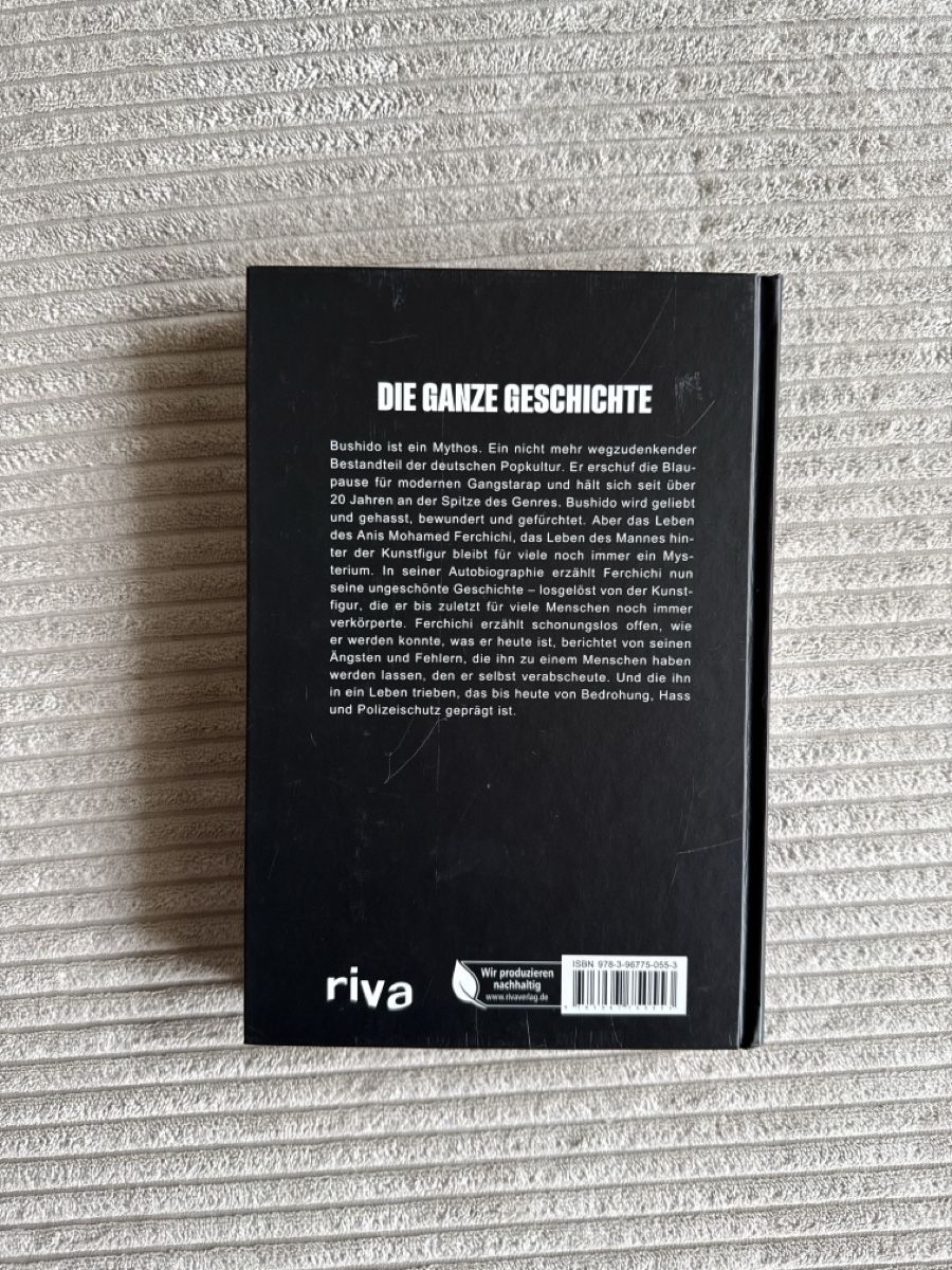 Bücher: Bushido „Anis“ Buch – Gebraucht aus Quarten von Film_Fan 1