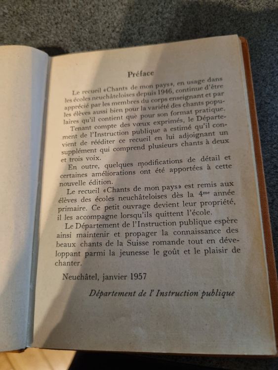 Chants de mon pays de 1957 Kaufen auf Ricardo