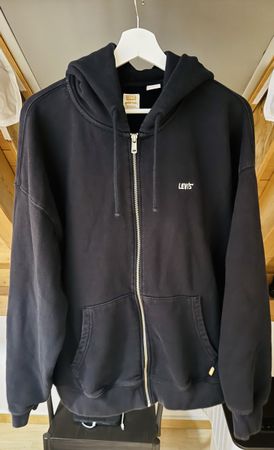 Felpa Levi's Gold Tab con zip, taglia L, in cotone, per l'au