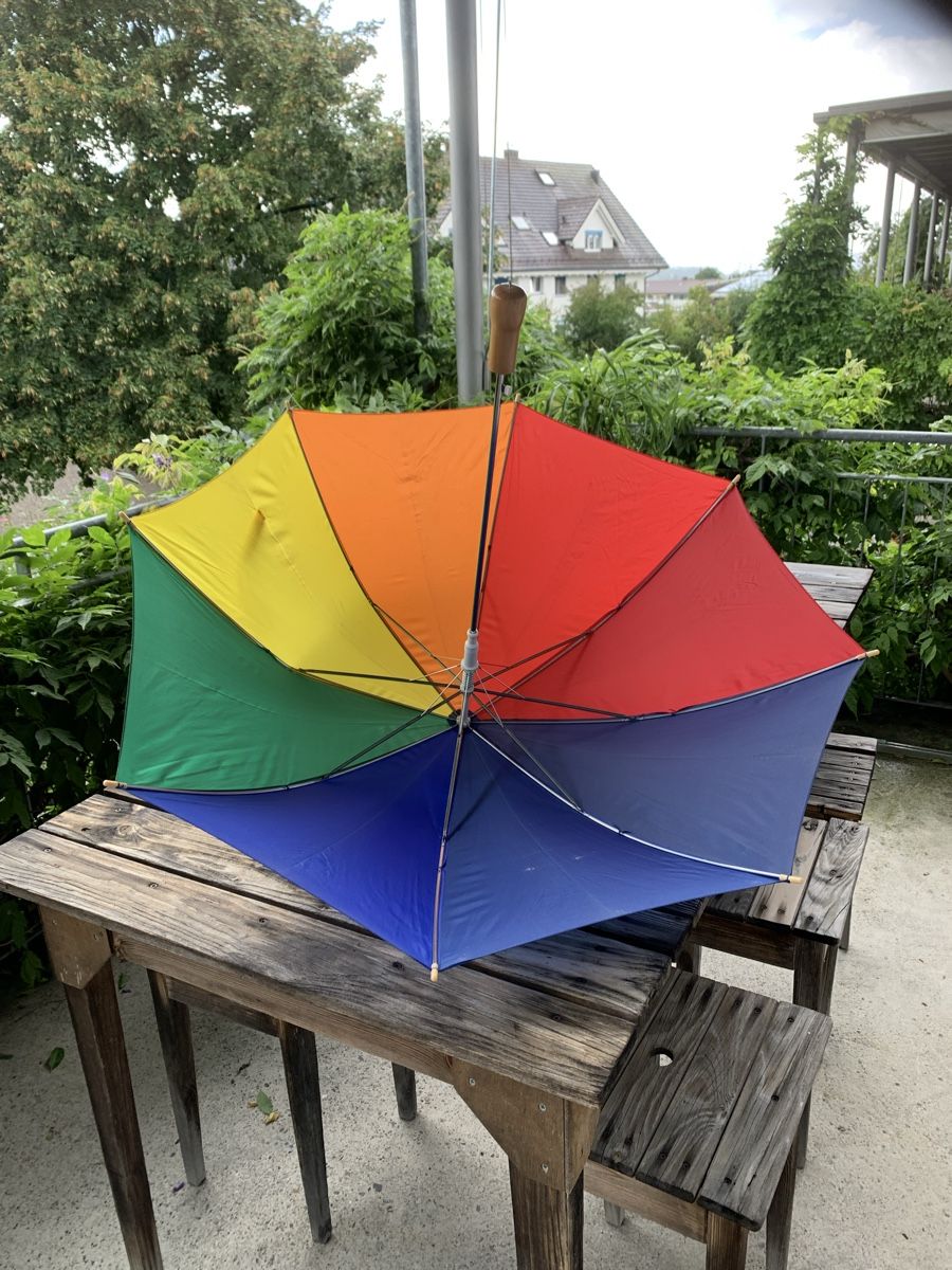 Ombrelli: Regenschirm-Regenbogen – Usato da Egg b. Zürich venduto da Flummi 4