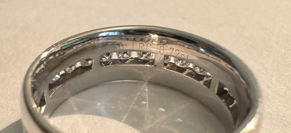 Eleganter Damenring mit Diamanten 0.72ct / 18kt. Weissgold 4