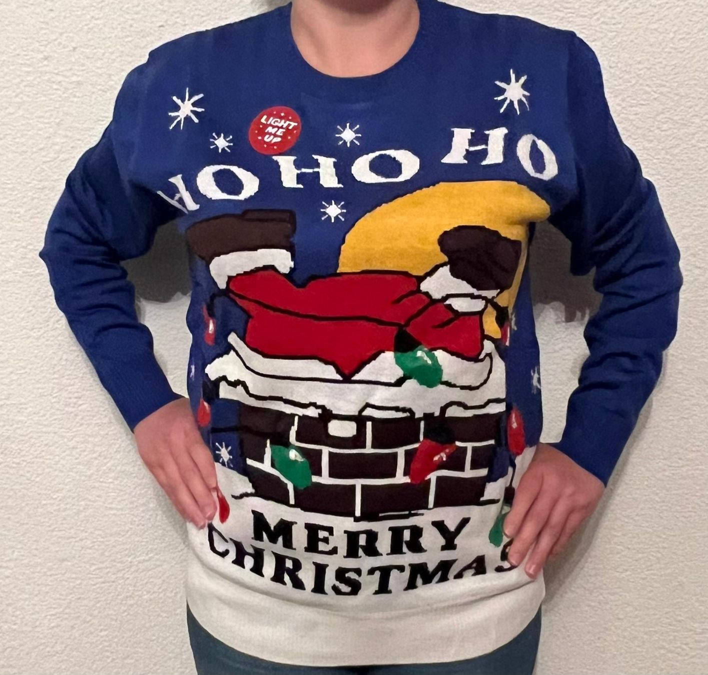 Pullover & Sweatshirts: Weihnachtspullover mit LED's  **NEU**  Top Qualität Grösse L – Neu und originalverpackt aus Rebstein von Ajs_Toy_Palast_1