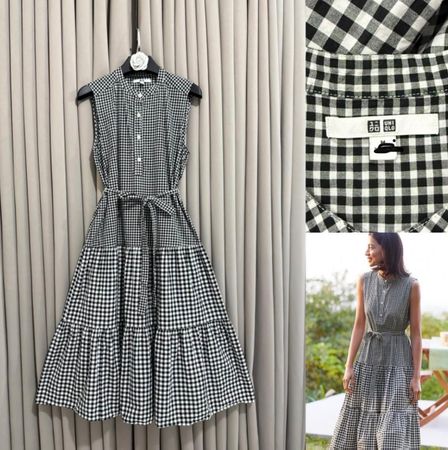 Uniqlo Cotton Midi Dress