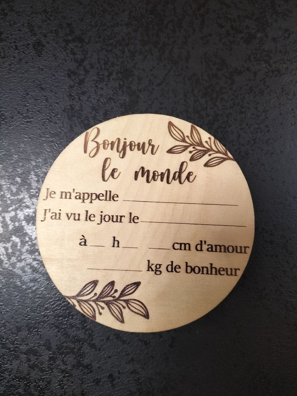 Tutte le decorazioni: naissance rond lot de 9 – Nuovo e nell'imballaggio originale da Gillarens venduto da Emy_28
