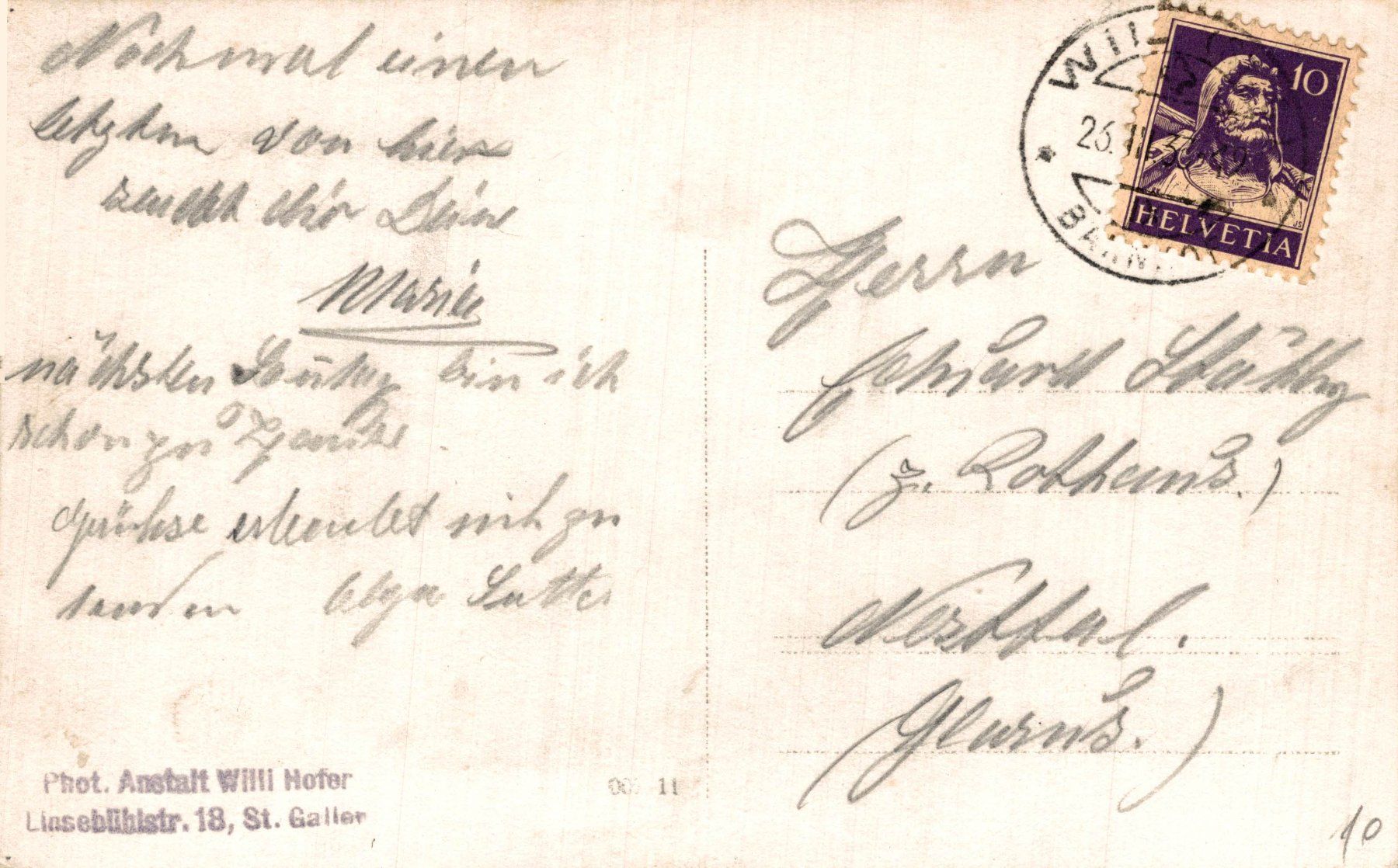 Cartoline postali: Rickenbach bei Wil – Usato da Bronschhofen venduto da Astore 1