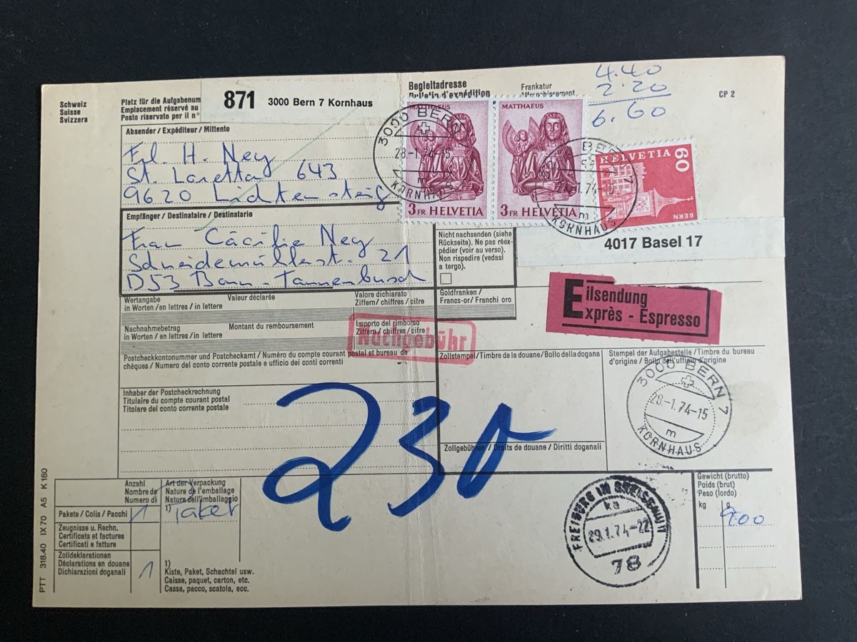 Tous les timbres: Bern – D'occasion à Binningen par chr_cr5n