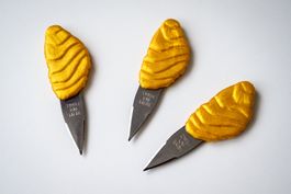 Neu! 3 x Austernmesser AusternÖffner Edelstahl