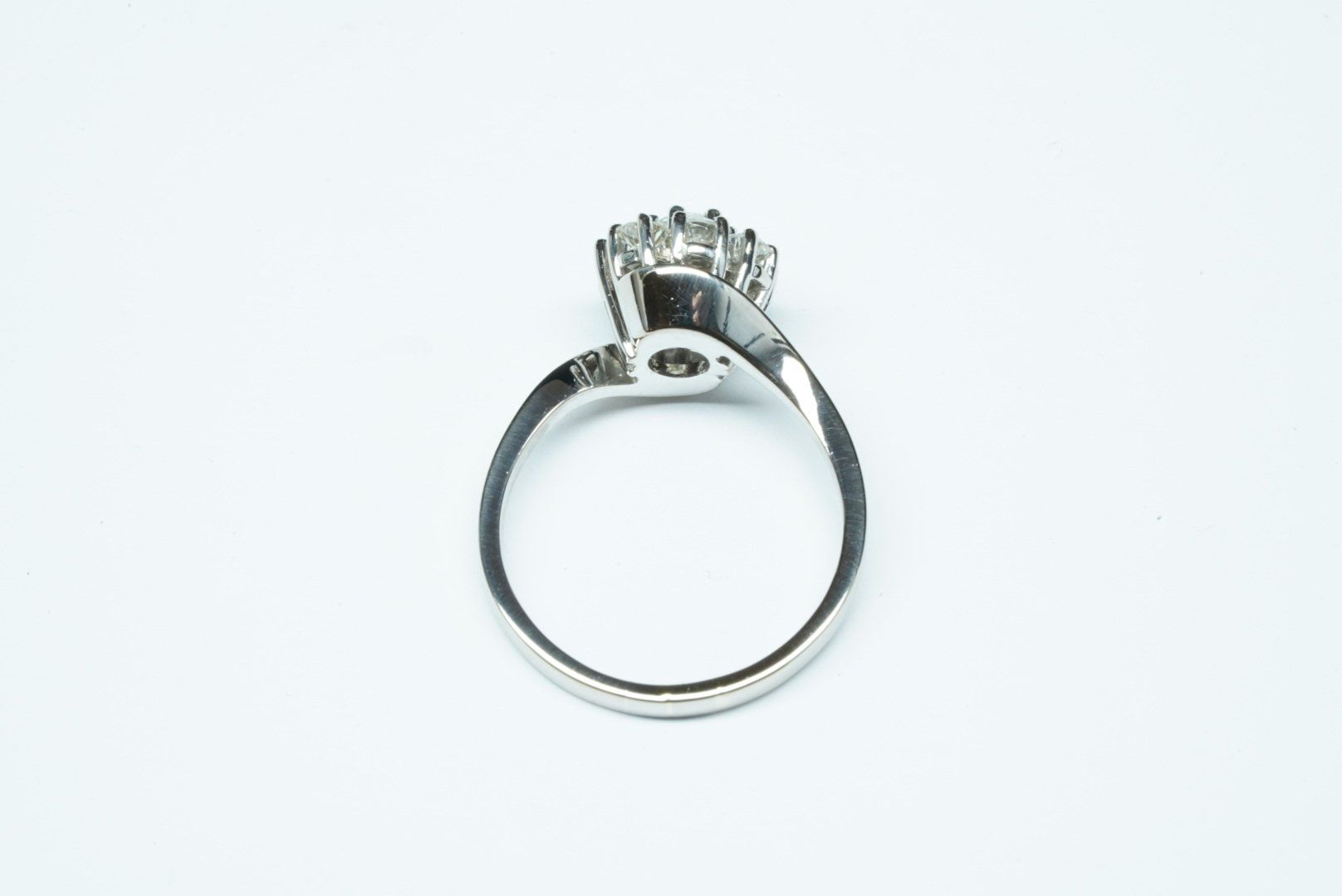 Anelli: 18k Weissgold Diamantring – Usato da Bülach venduto da Re-Jewelled 3