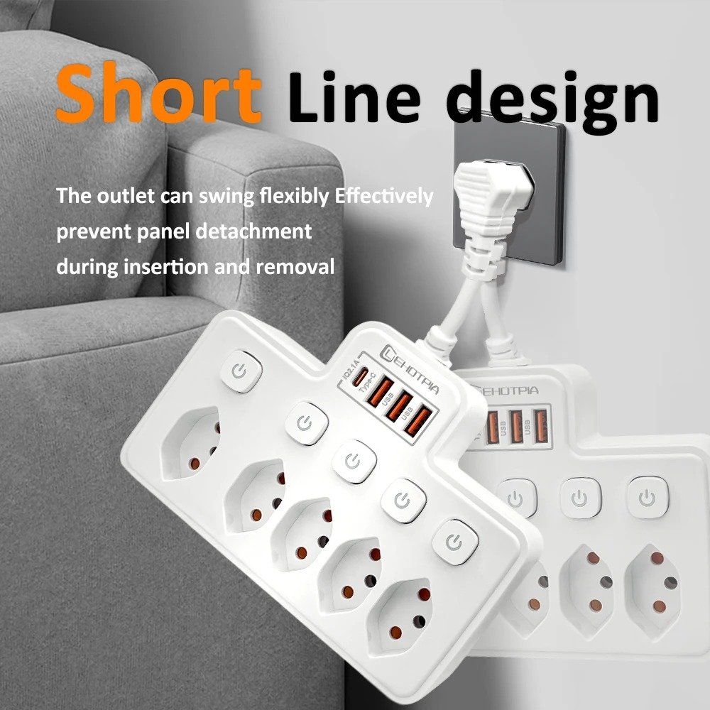 Unità & Adattatore: AC-Stecker-unabhängiger Schalter Multitap mit USB-Typ-C-Ansc – Nuovo e nell'imballaggio originale da Unterägeri venduto da RmOnline 6