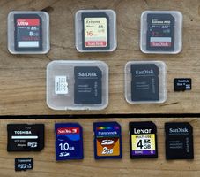 SanDisk SD Card Bundle – Extreme, Extreme Pro & microSD